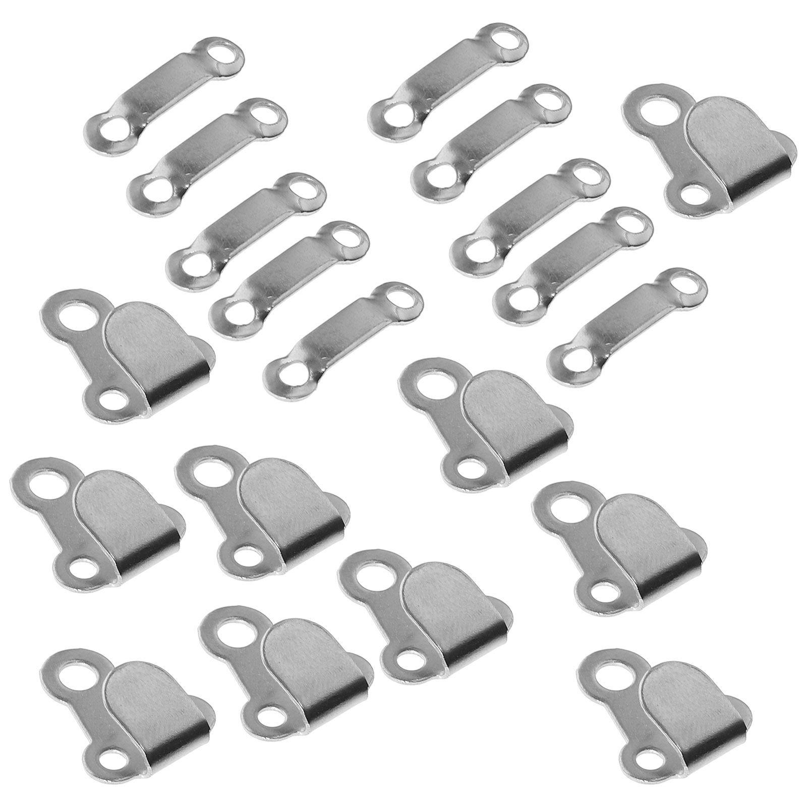 Hook Eye Fastener - 10 مجموعات من خطافات البنطلون المعدنية