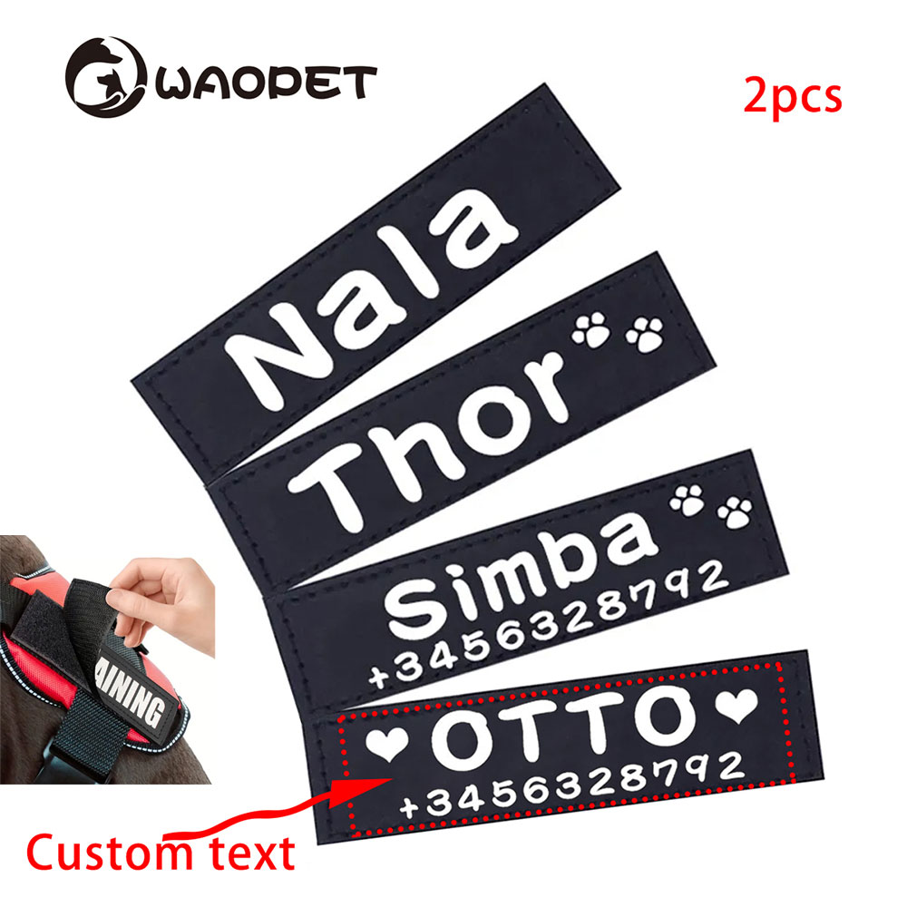 Sewing Labels - بطاقات تعريف مخصصة للكلاب تُثبت على