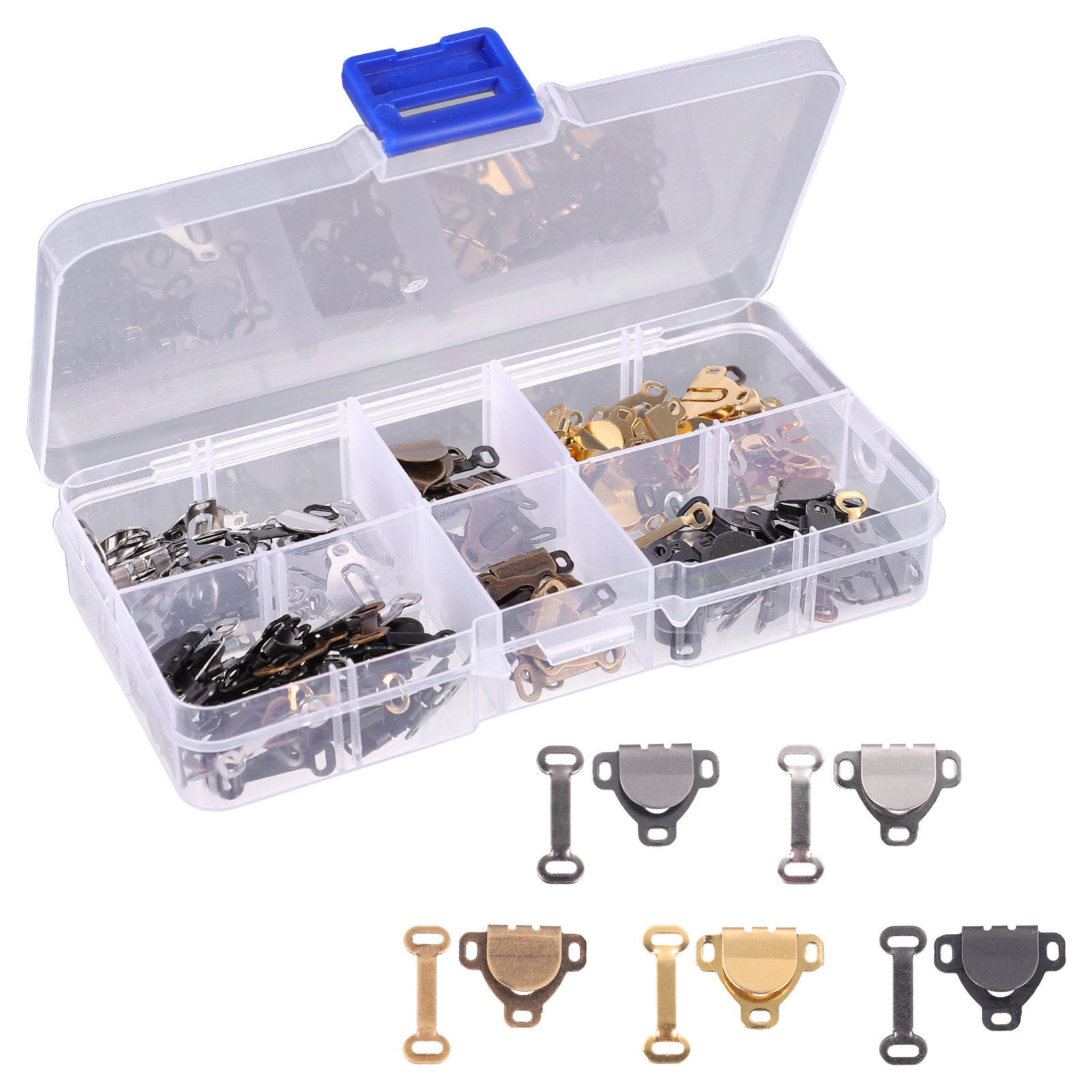Hook Eye Fastener - 150 قطعة من خطافات وحلقات الملابس،