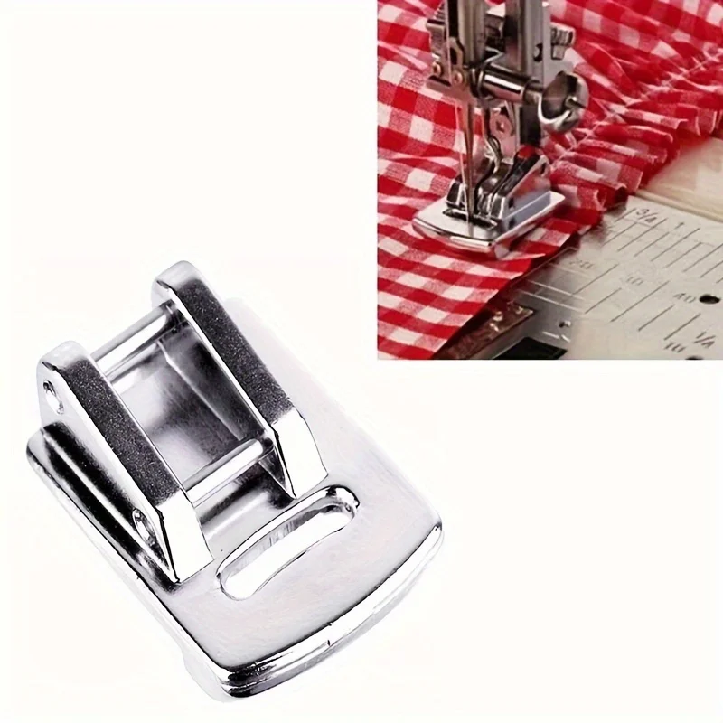 Sewing Gathering - Shirring جمع Welying القدم الضغط هيم
