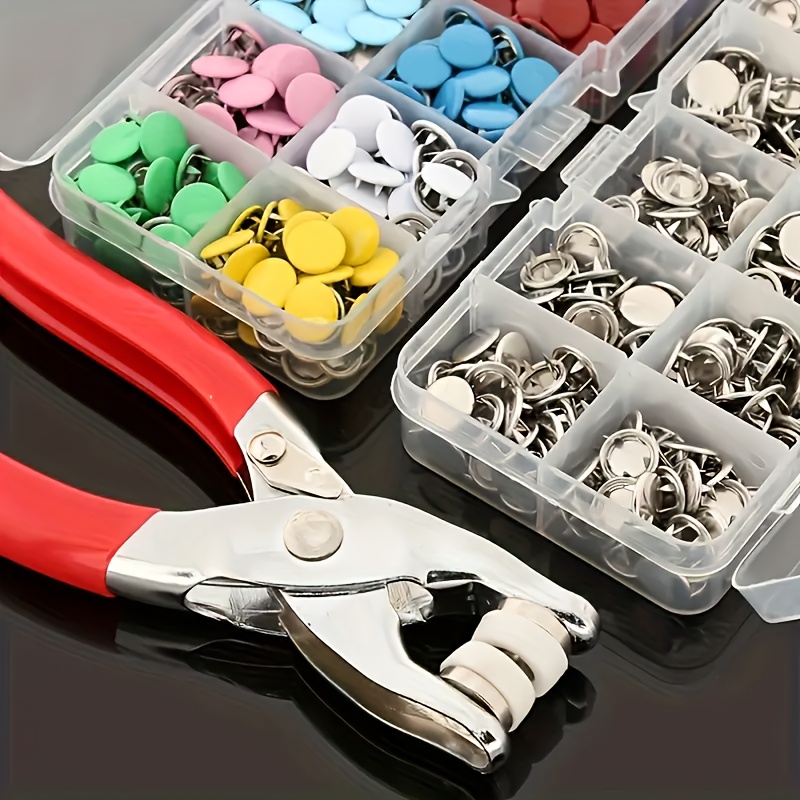 Snap Button Plier - طقم 101 قطعة من أزرار الكبس