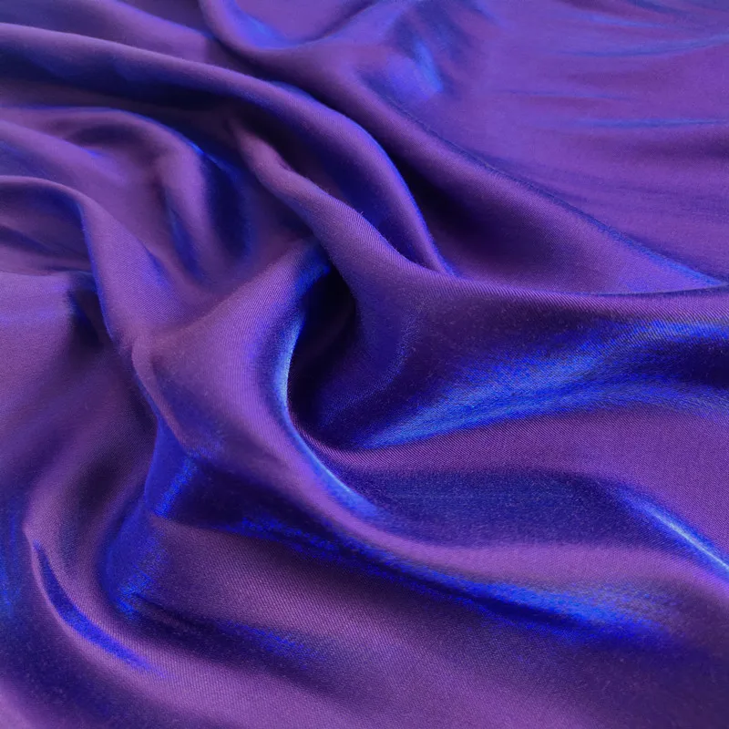 Sewing Fabric - التدرج اللون تغيير الزجاج الحرير الساتان