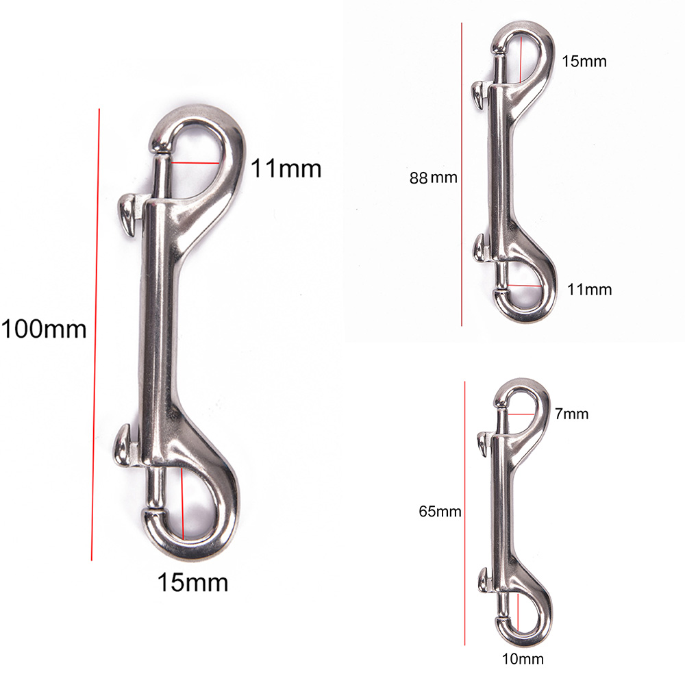 Hook Eye Fastener - خطاف غوص مزدوج الطرف 65 مم/88