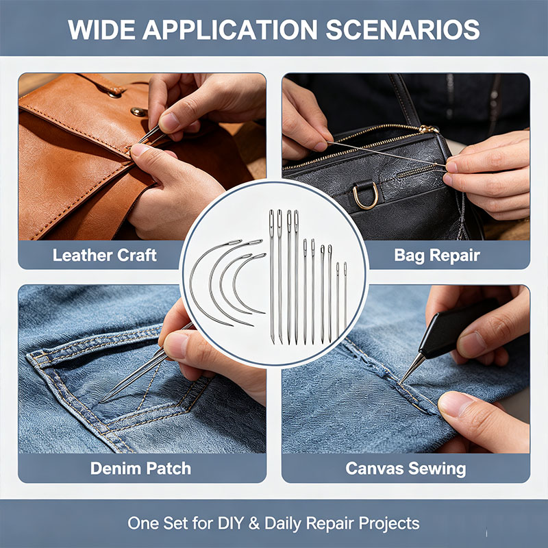 إبر جلدية منحنية متعددة الاستخ - مراجعة Leather Needle Heavy وسعره