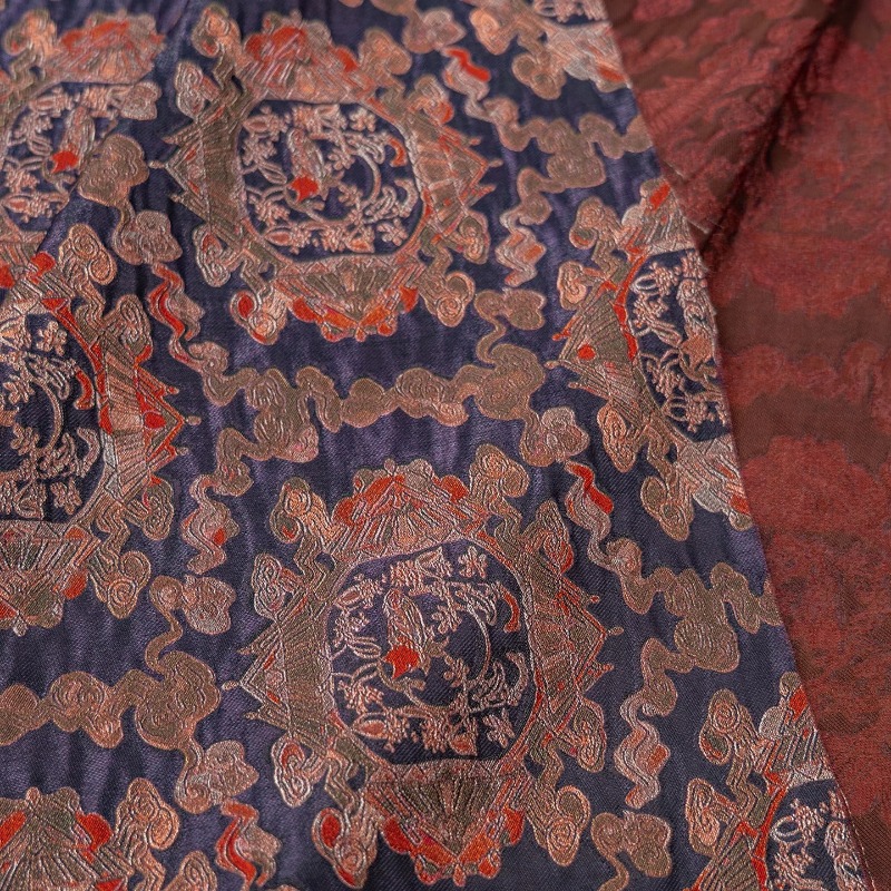 قماش جاكار زهري من الرايون بال - مراجعة Sewing Fabric وسعره