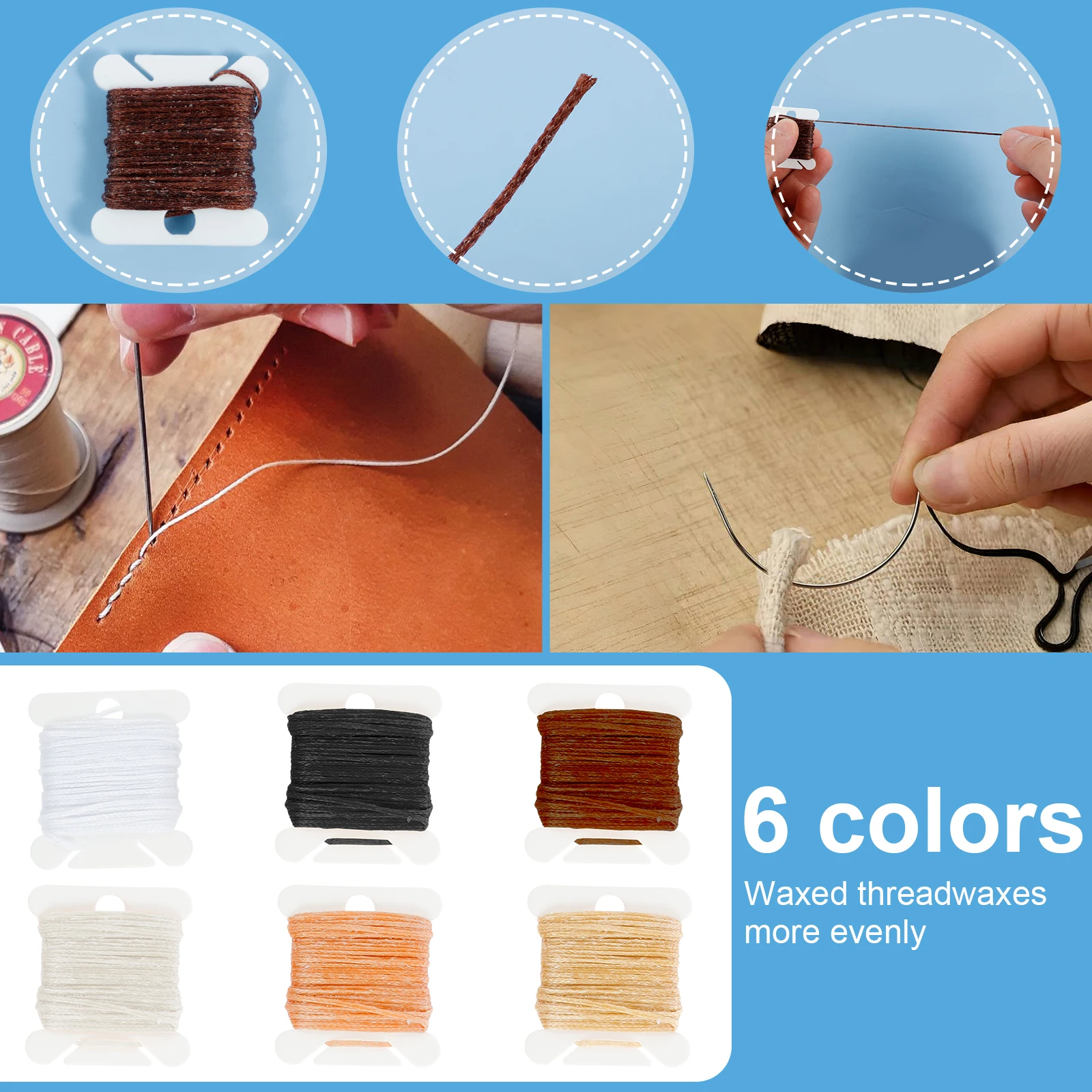 طقم خياطة إصلاح المفروشات الجل - مراجعة Leather Needle Heavy وسعره