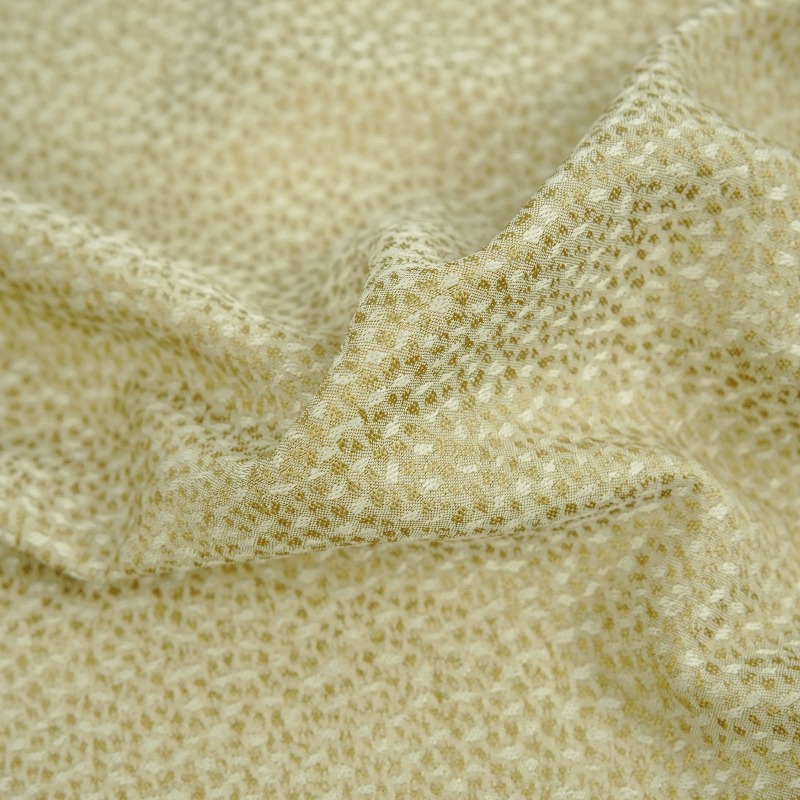 قماش جاكار زهري منسوج بنسيج حب - مراجعة Sewing Fabric وسعره