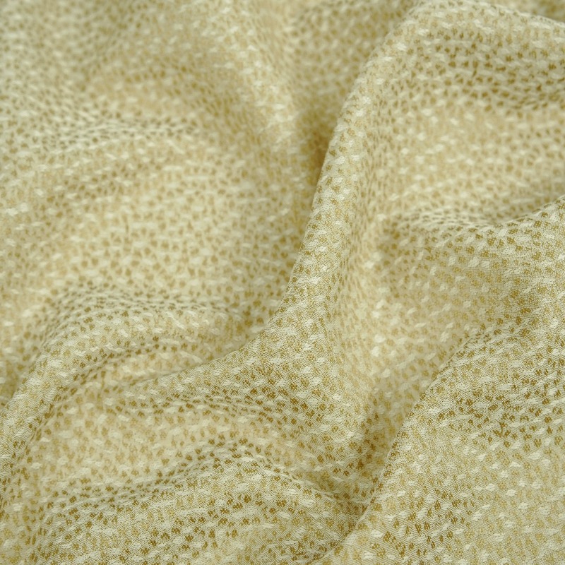 قماش جاكار زهري منسوج بنسيج حب - مراجعة Sewing Fabric وسعره