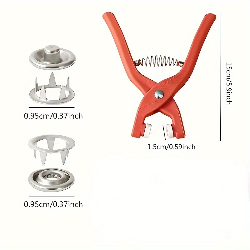 50 مجموعة من كماشات التثبيت ال - مراجعة Snap Button Plier وسعره