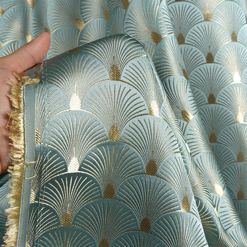 قماش جاكار مطرز على شكل مروحة  - مراجعة Sewing Fabric وسعره