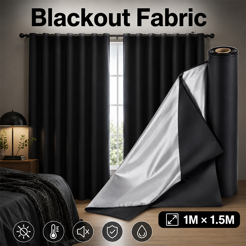 قماش عازل للضوء باللون الأسود  - مراجعة Sewing Fabric وسعره