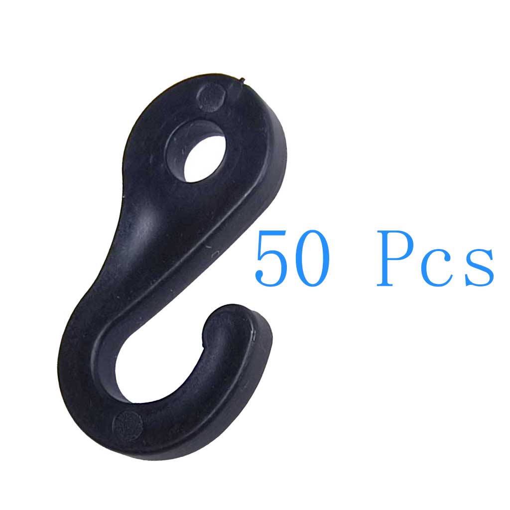 30/50/100 قطعة البلاستيك العين - مراجعة Hook Eye Fastener وسعره