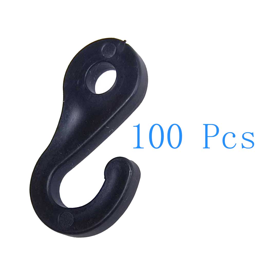 30/50/100 قطعة البلاستيك العين - مراجعة Hook Eye Fastener وسعره
