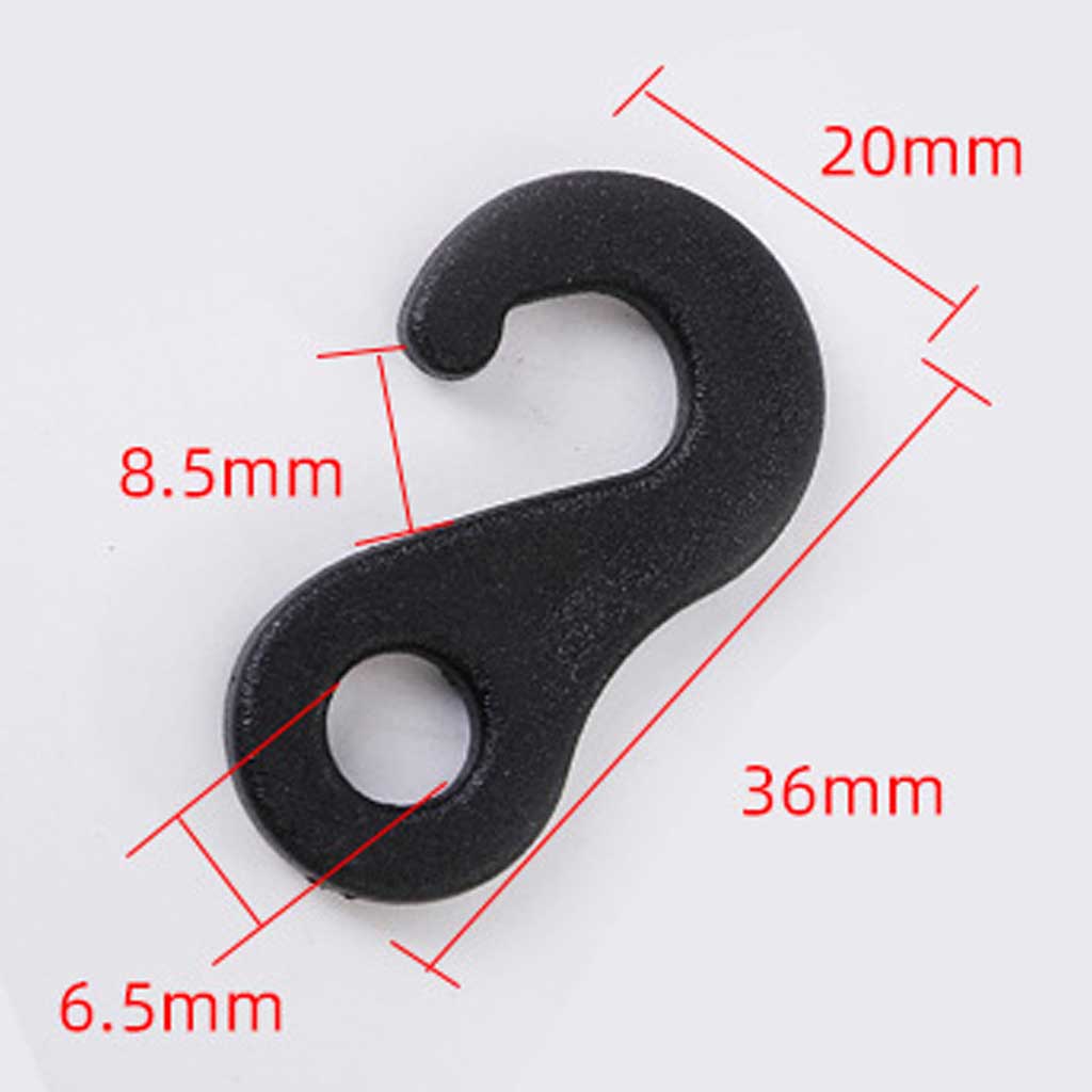 30/50/100 قطعة البلاستيك العين - مراجعة Hook Eye Fastener وسعره