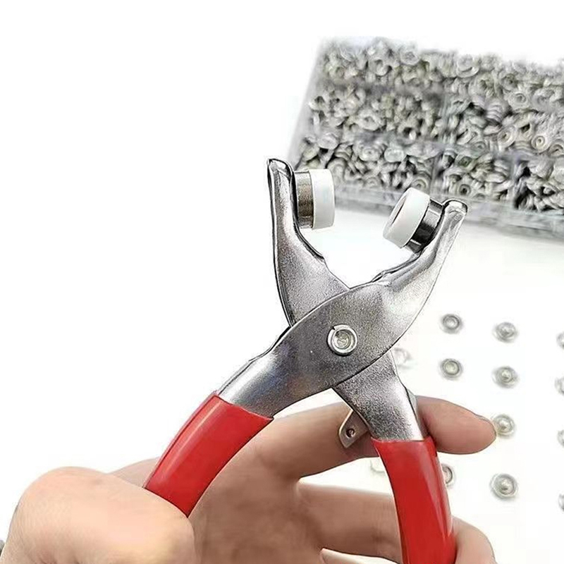 طقم أدوات تثبيت الأزرار المعدن - مراجعة Snap Button Plier وسعره
