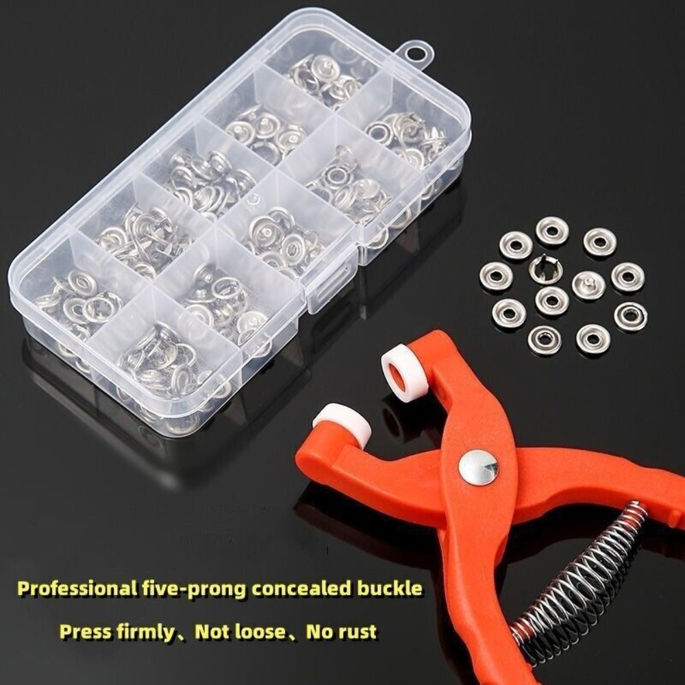 العقص كماشة العين النهاش الكرو - مراجعة Snap Button Plier وسعره