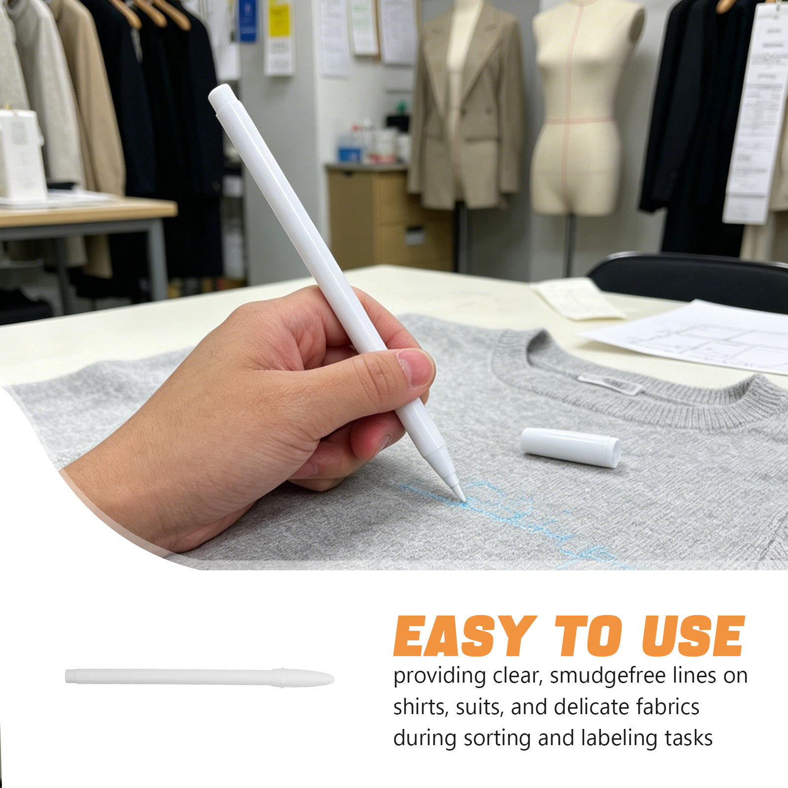 10 قطع من أقلام تحديد الأقمشة  - مراجعة Sewing Labels وسعره