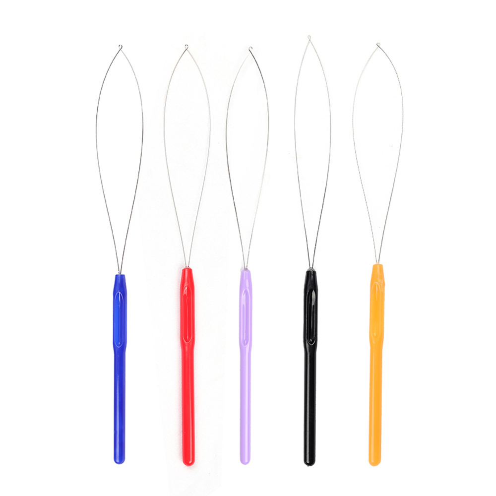 5 قطعة حلقة تمديد الشعر إبرة ع - مراجعة Needle Threader Tool وسعره
