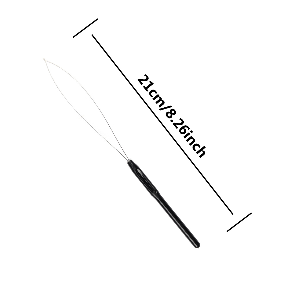 5 قطعة حلقة تمديد الشعر إبرة ع - مراجعة Needle Threader Tool وسعره