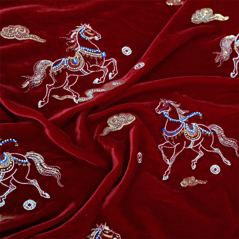 الخريف/الشتاء سميكة الحرير الم - مراجعة Sewing Velvet Fabric وسعره