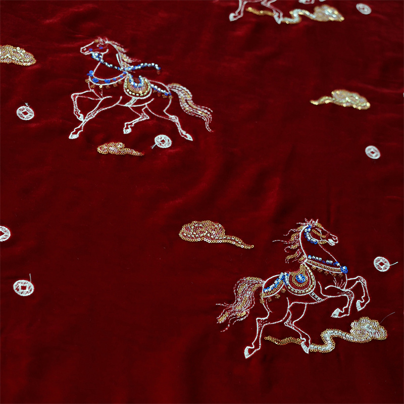 الخريف/الشتاء سميكة الحرير الم - مراجعة Sewing Velvet Fabric وسعره