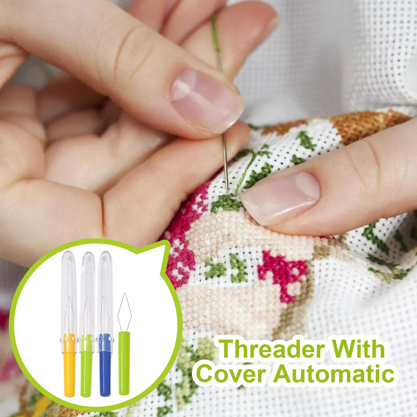 3 قطع من أدوات خياطة يدوية محم - مراجعة Needle Threader Tool وسعره