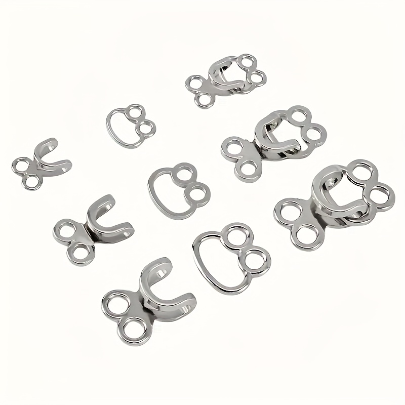 50 مجموعة من مشابك معدنية غير  - مراجعة Hook Eye Fastener وسعره