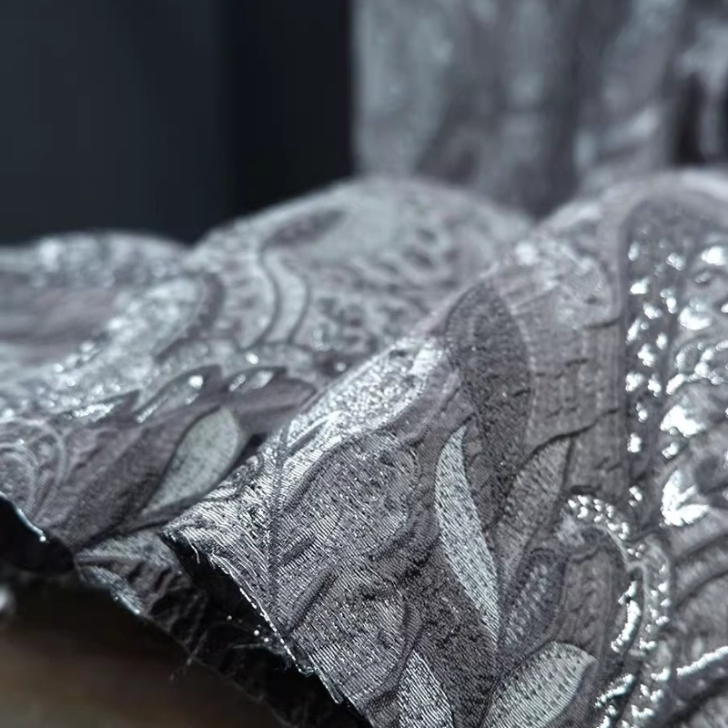 ستائر جاكار لامعة بنمط القصر ا - مراجعة Textile And Sewing Materials وسعره