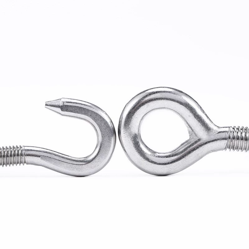 304 الفولاذ المقاوم للصدأ الأغ - مراجعة Hook Eye Fastener وسعره